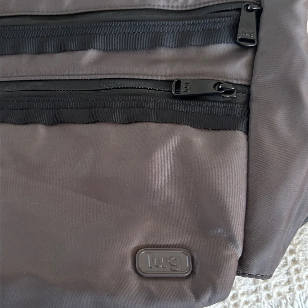 LUG TROOPER SLING BAG Purse‎ Gray Hidden Cargo Multi Pockets RFID Tote